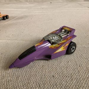 Vintage 1984 Hot Wheels XT-3 Purple Diecast Toy Car Used
