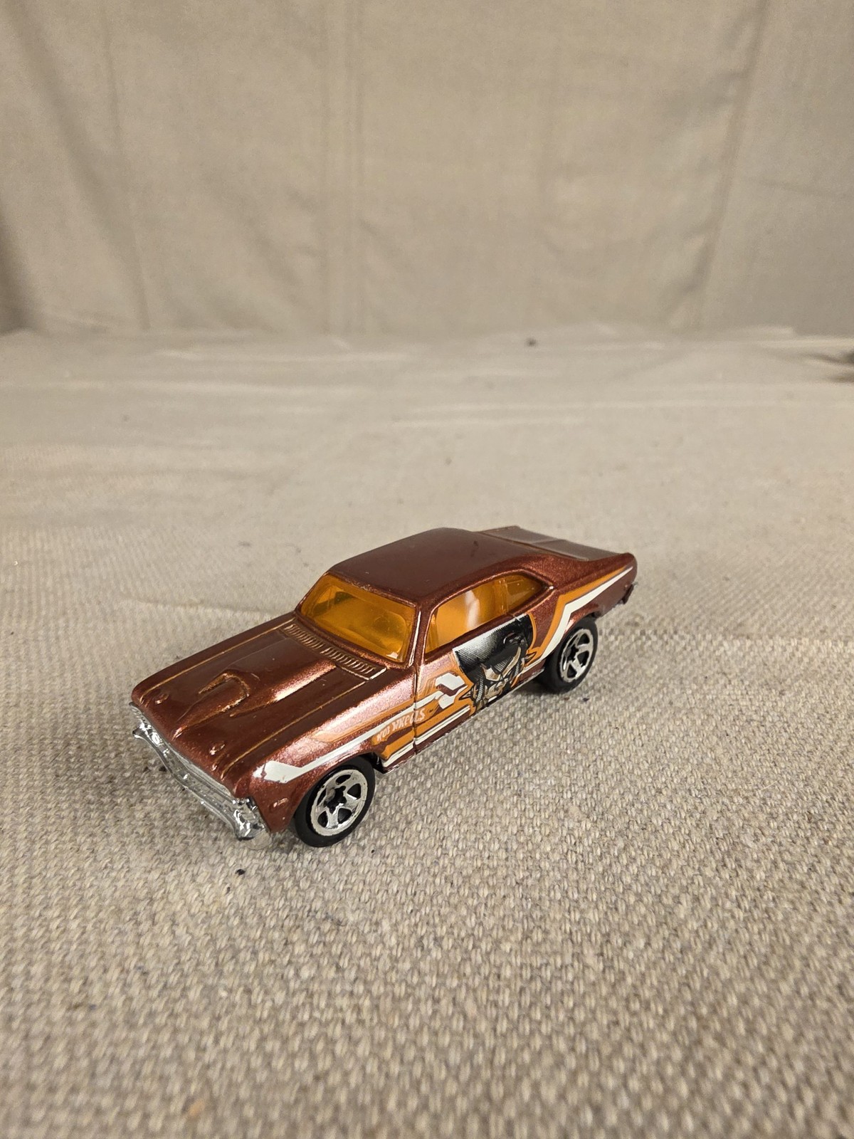2003 Mattel Hot Wheels 1968 Chevy Nova Copper Diecast Car