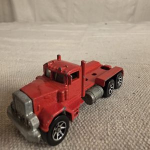 Vintage 1978 Hot Wheels Red Peterbilt Semi Truck Diecast Toy