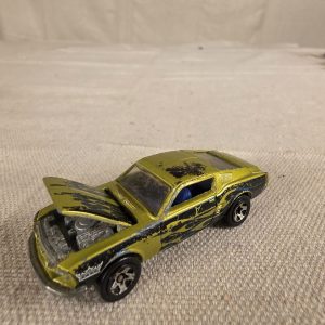 Hot Wheels 1968 Mustang 2004 Pride Rides Rare Painted Engine Variation Used