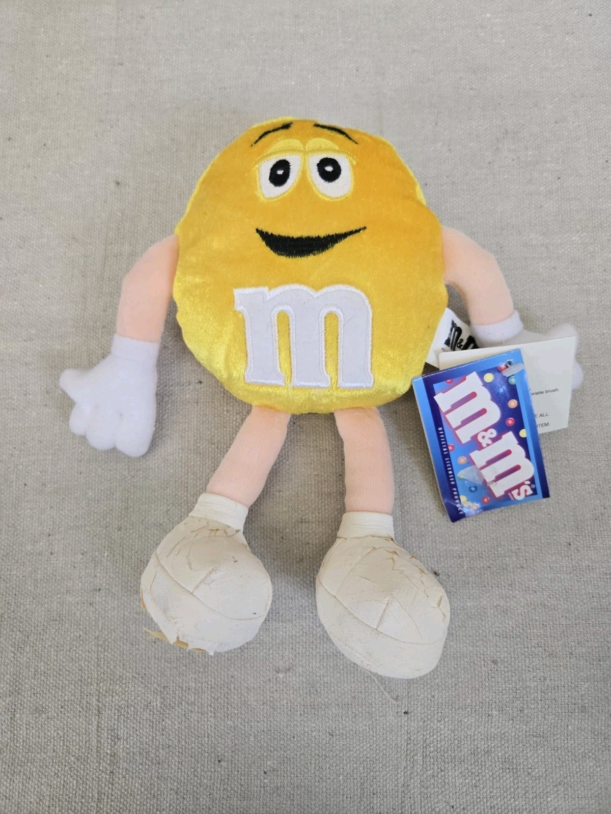 M&M Plush Stuffed Animal Yellow Peanut Collectors Mars