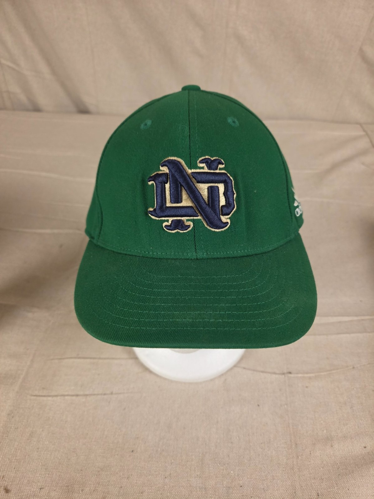 Adidas Notre Dame Fighting Irish Green Fitted Baseball Cap 7 5/8