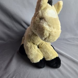 Aurora World Inc. Horse Beanbag Plush Stuffed Animal Soft Toy Tan Cream White