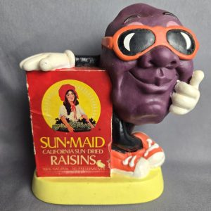 The California Raisins Vintage 1987 Vinyl Coin Bank
