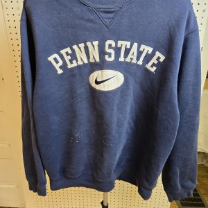 00s 90s Vtg Nike Penn State Football  Sweatshirt Mens Medium Blue Crew