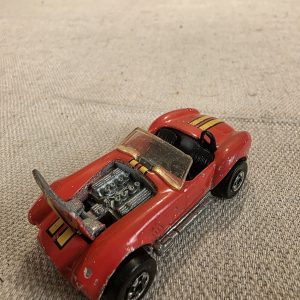 Vintage 1982 Hot Wheels Shelby Cobra Red Diecast Toy Car