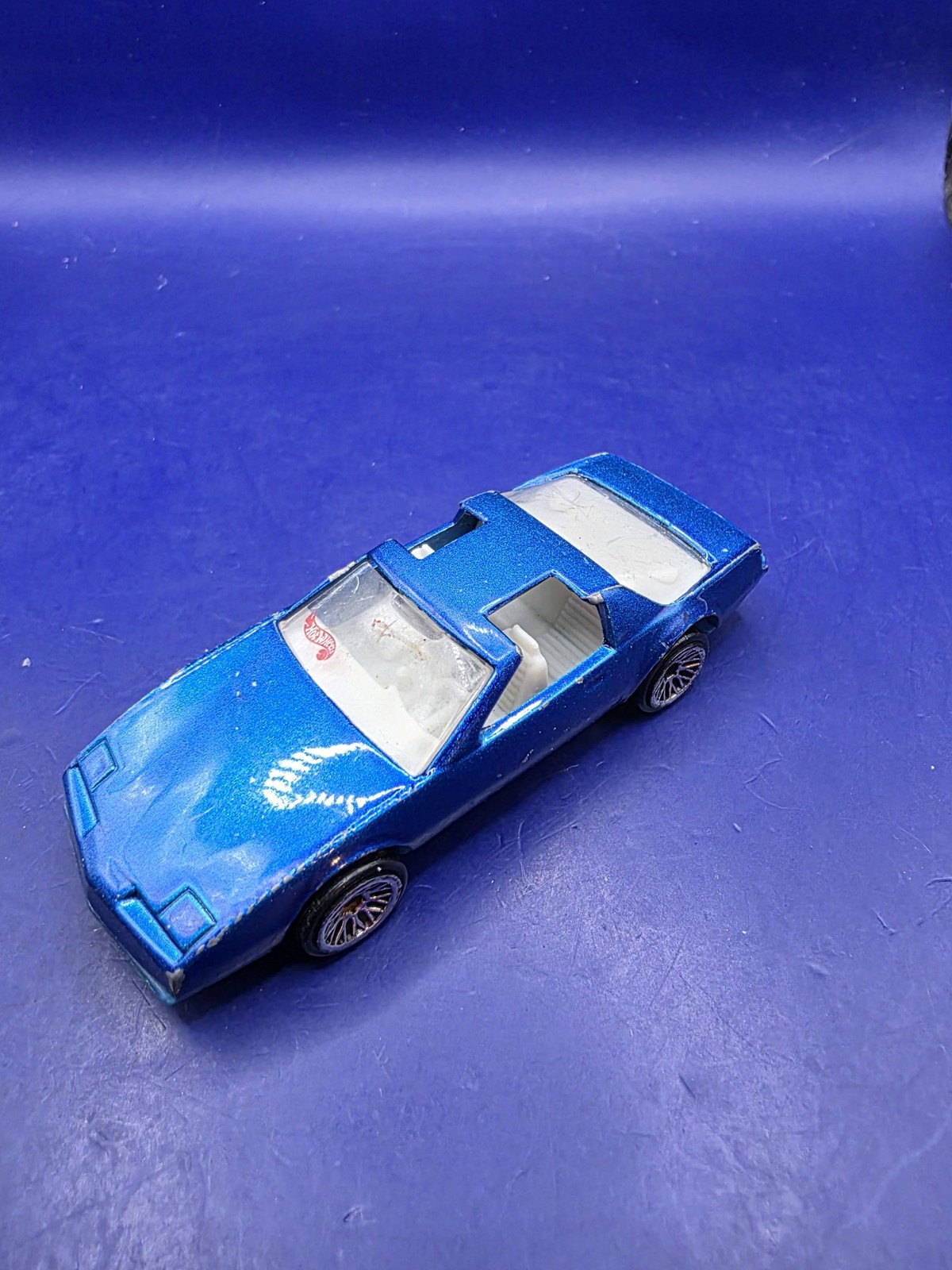 Vintage 1982 Hot Wheels Blue Pontiac Firebird Diecast Car
