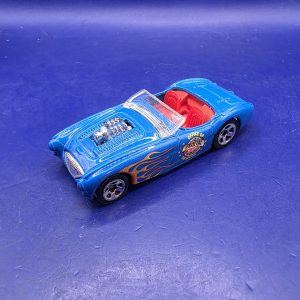 2000 Hot Wheels Austin Healey Blue Diecast Toy Car Used