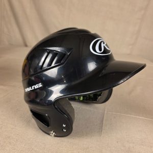 Rawlings RCFH Black Baseball Batting Helmet Fits Size 6 1/2 to 7 1/2