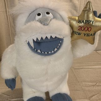 Rudolph Island of Misfit Toys 14" Abominable Snowman Plush Happy 2000 New Year
