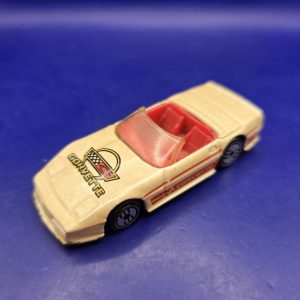 Vintage 1988 Hot Wheels Pearl White Corvette Convertible Diecast Car