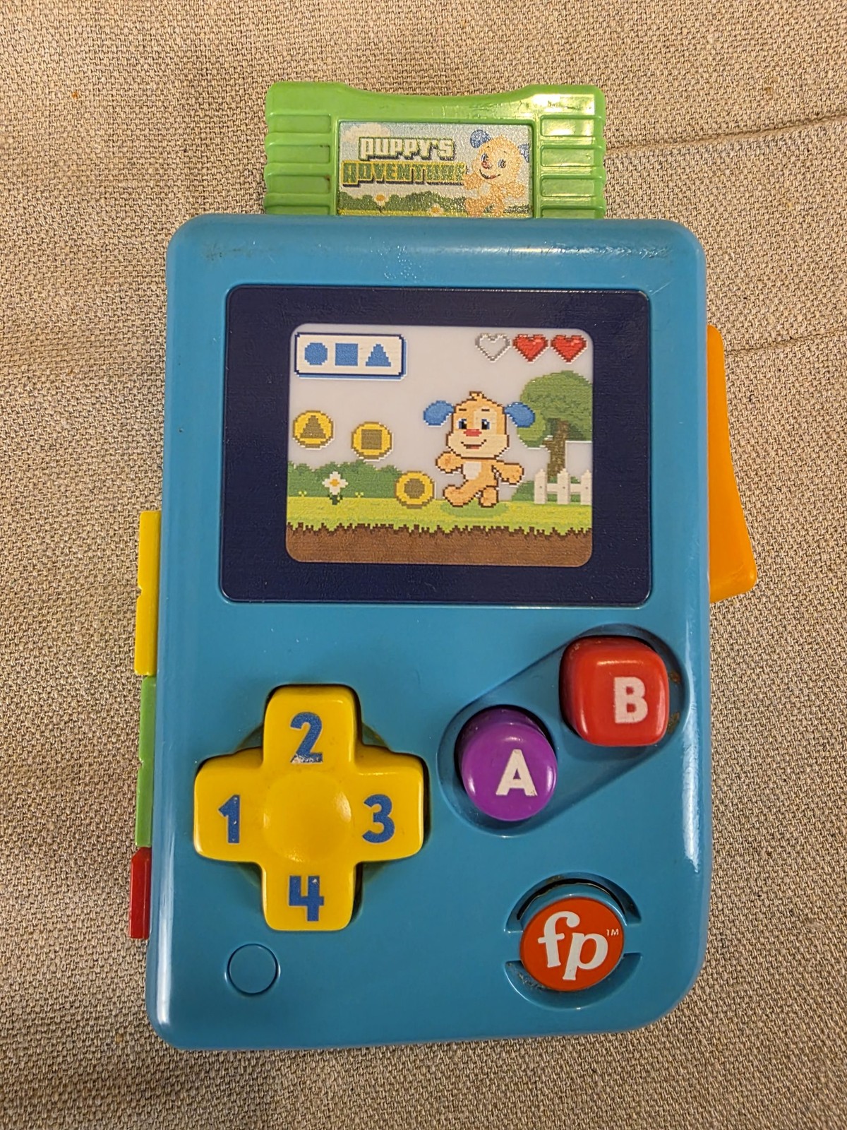 Mattel Fisher Price Puppy's Adventure Hand Held Electronic Toddler Game USED