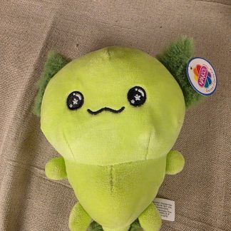 Nanco Lime Green Baby Axolotl Plush Stuffed Animal 11"