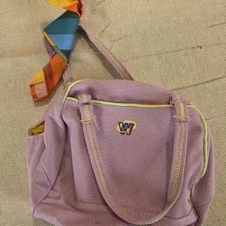 Ganz Webkinz Funky Flower Purple Plush Pet Carrier Purse Used
