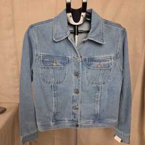 Bill Blass Vintage Denim Jacket Women's Size M Blue Jean