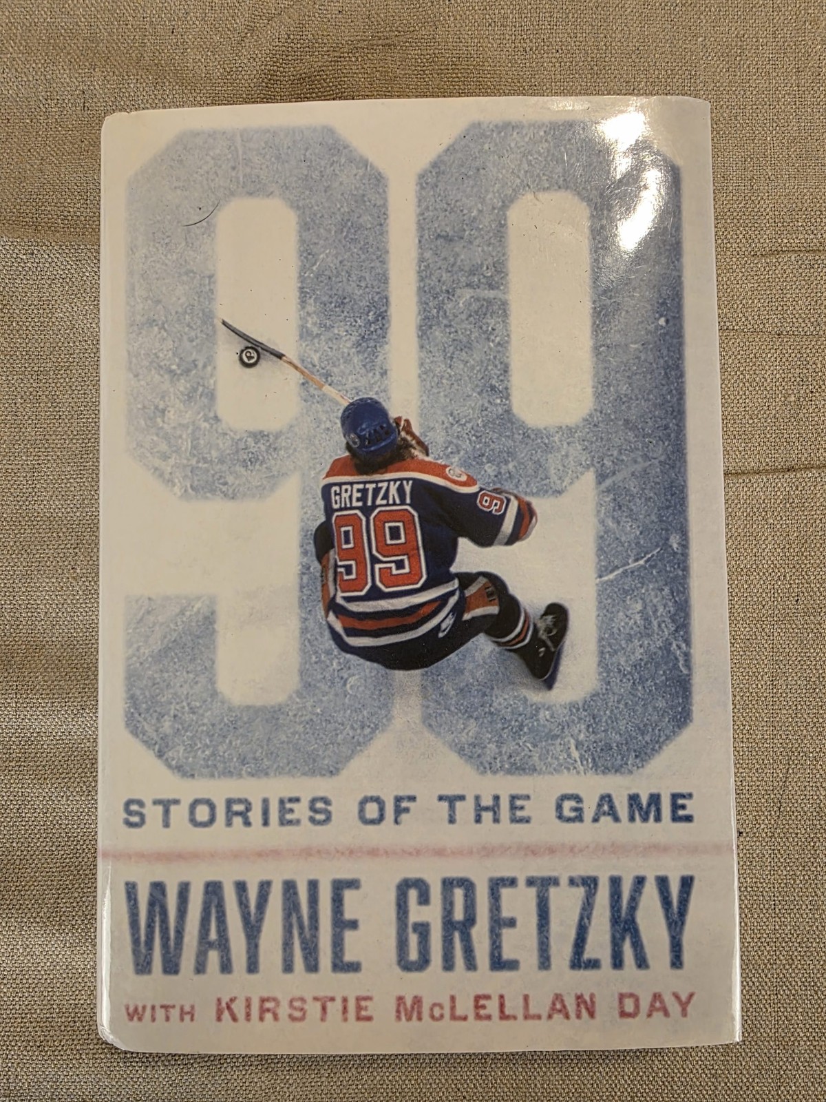 99 Stories of the Game by Wayne Gretzky Hardcover Book Used