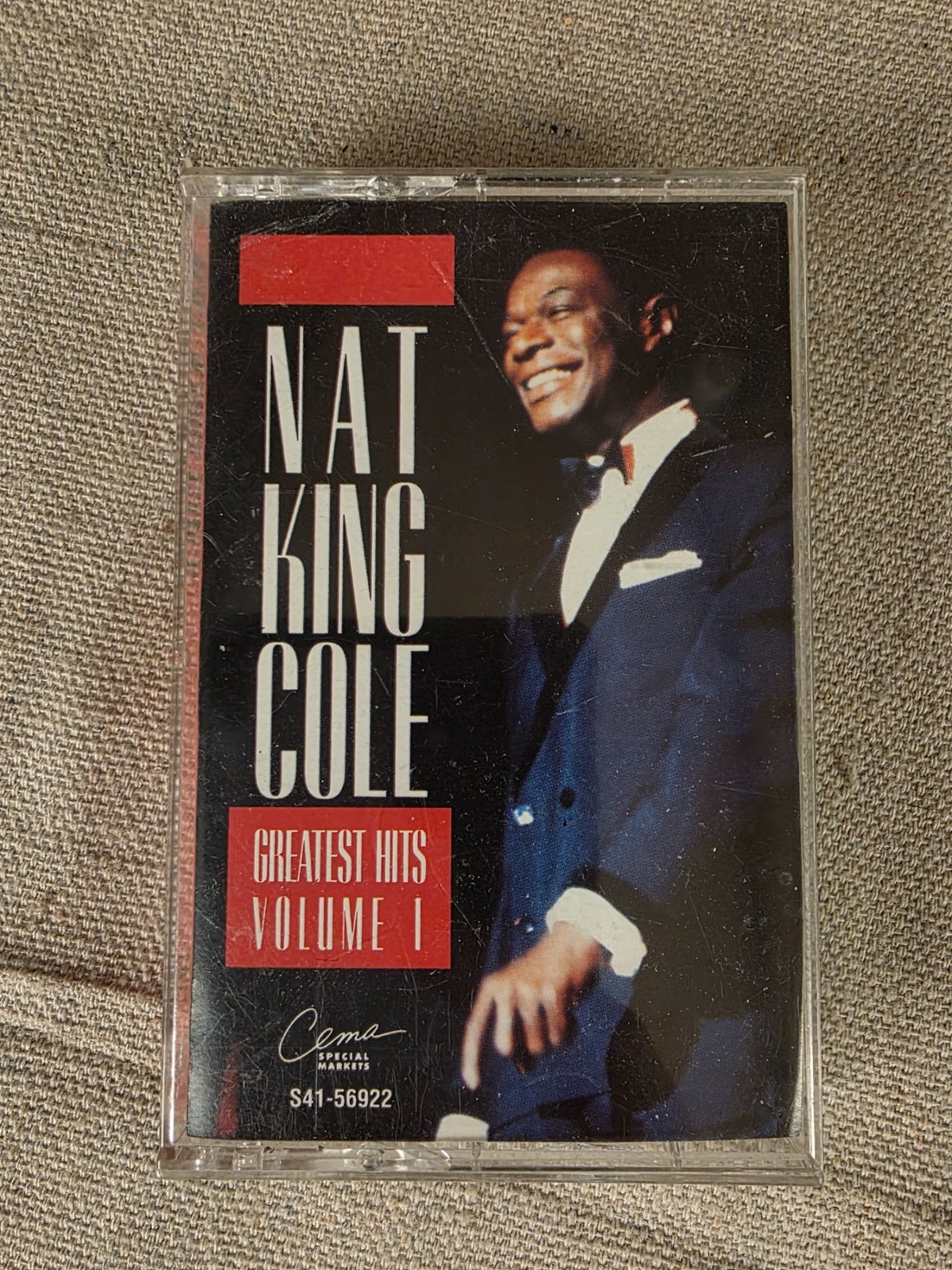 Nat King Cole Greatest Hits Volume 1 Cassette Tape 1993 CEMA