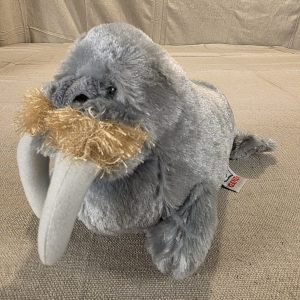 Ganz Webkinz Walrus Plush Stuffed Animal HM332 Gray No Code Used