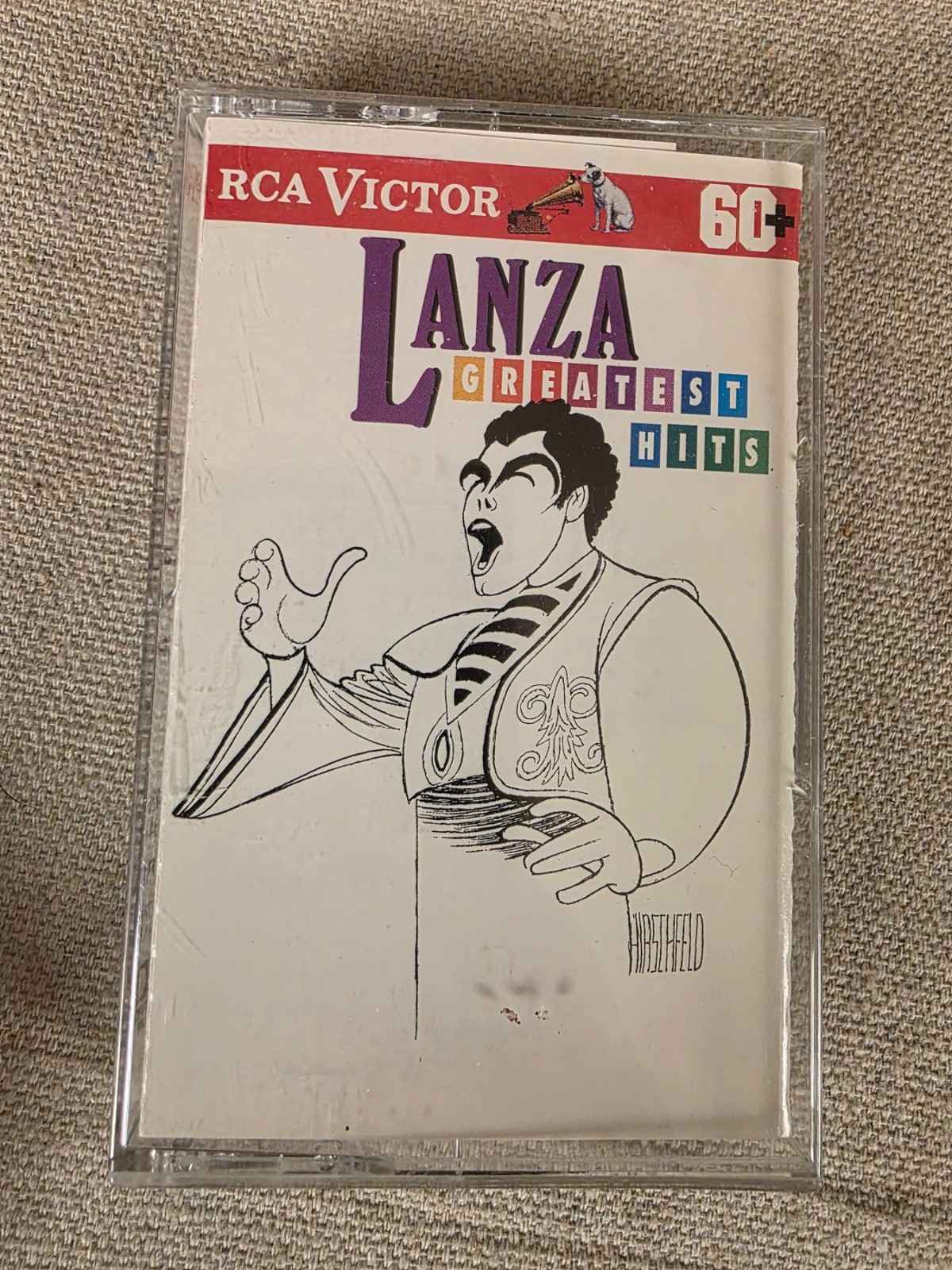 Lanza Greatest Hits RCA Victor 1995 Music Cassette Tape