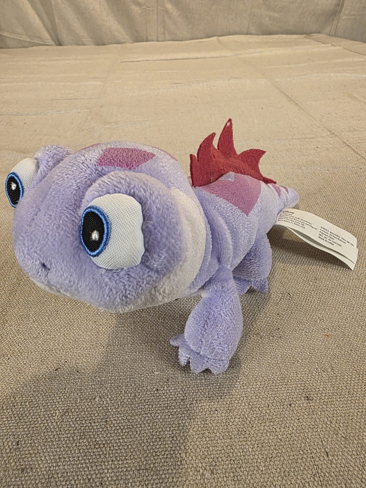 Disney Frozen 2 Bruni The Fire Spirit Purple Plush Salamander 9"