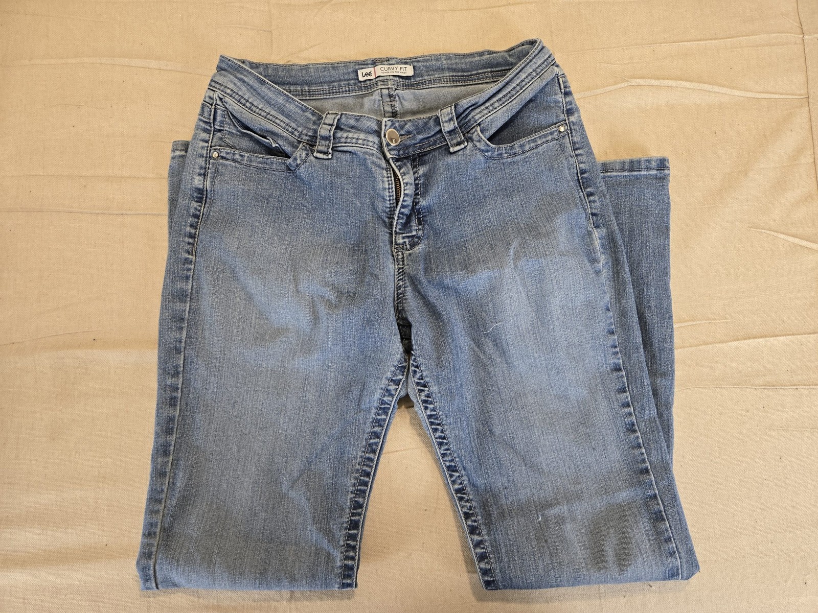 Lee Curvy Fit Lower On The Waist Bootcut Jeans Women's Size 10 Medium