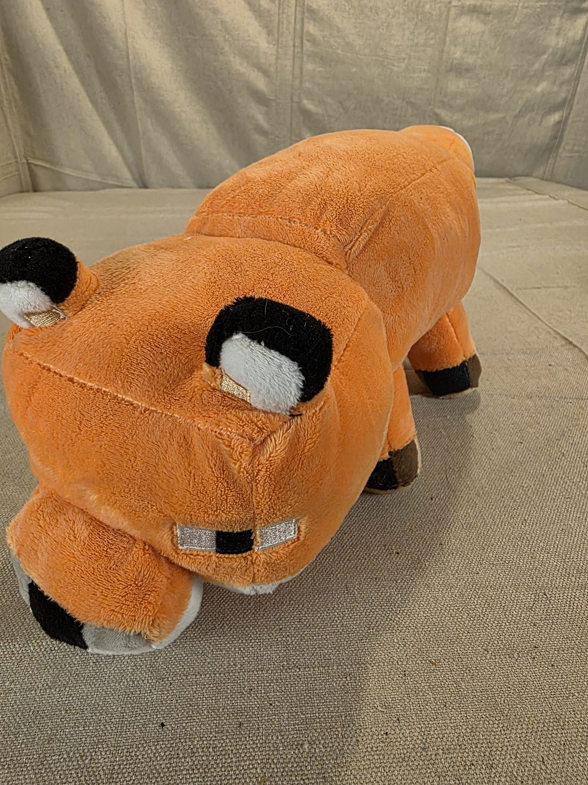 Minecraft Fox Plush Pillow Buddy 20 Inch Mojang Orange Soft Toy