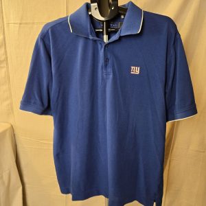 Cutter & Buck New York Giants Polo Shirt Men's Medium Blue NFL