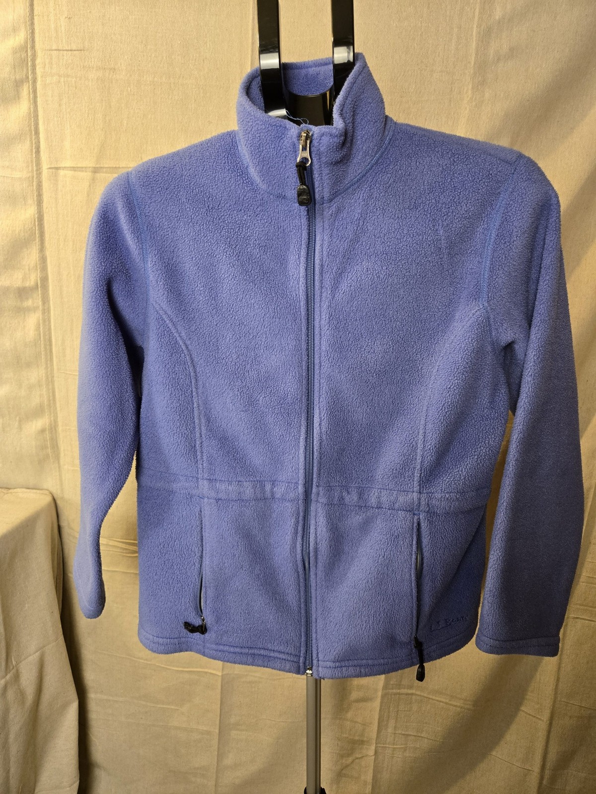 L.L. Bean Fleece Jacket Full Zip Women Small Blue Vintage