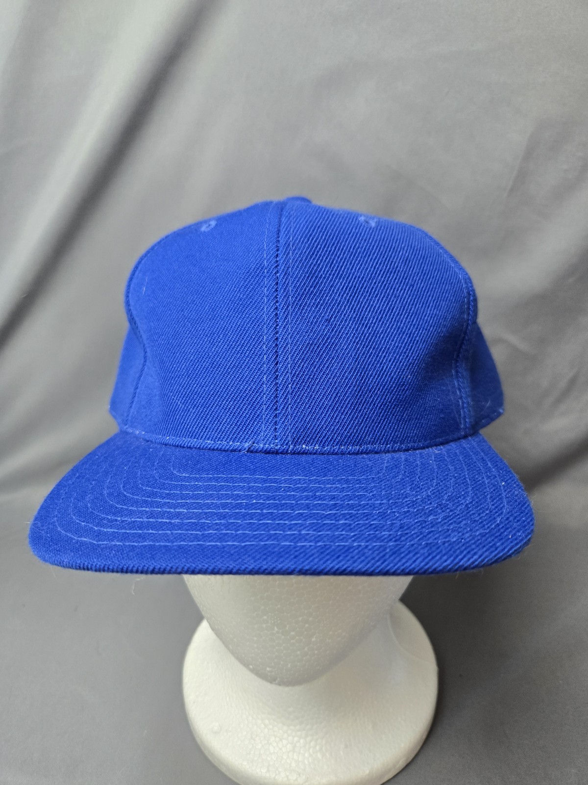 Colosseum Blue Fitted Hat Size 7 1/2 Acrylic Wool Blend Cap