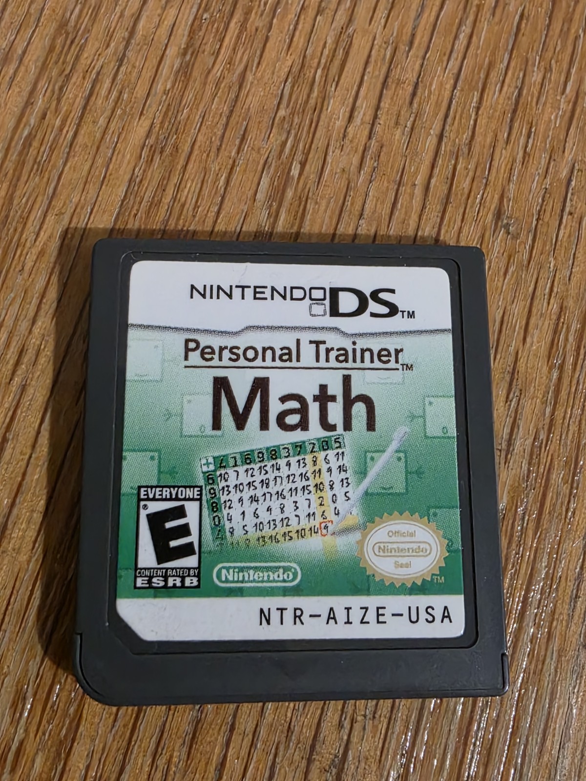 Master Math: Personal Trainer. Nintendo DS Game. Game Cartridge Only
