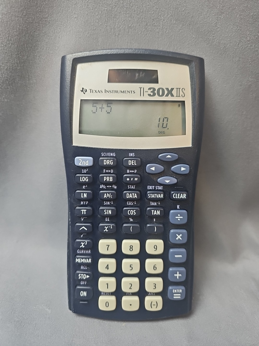 Texas Instruments TI-30X IIS Calculator With Cover- Tested And Working