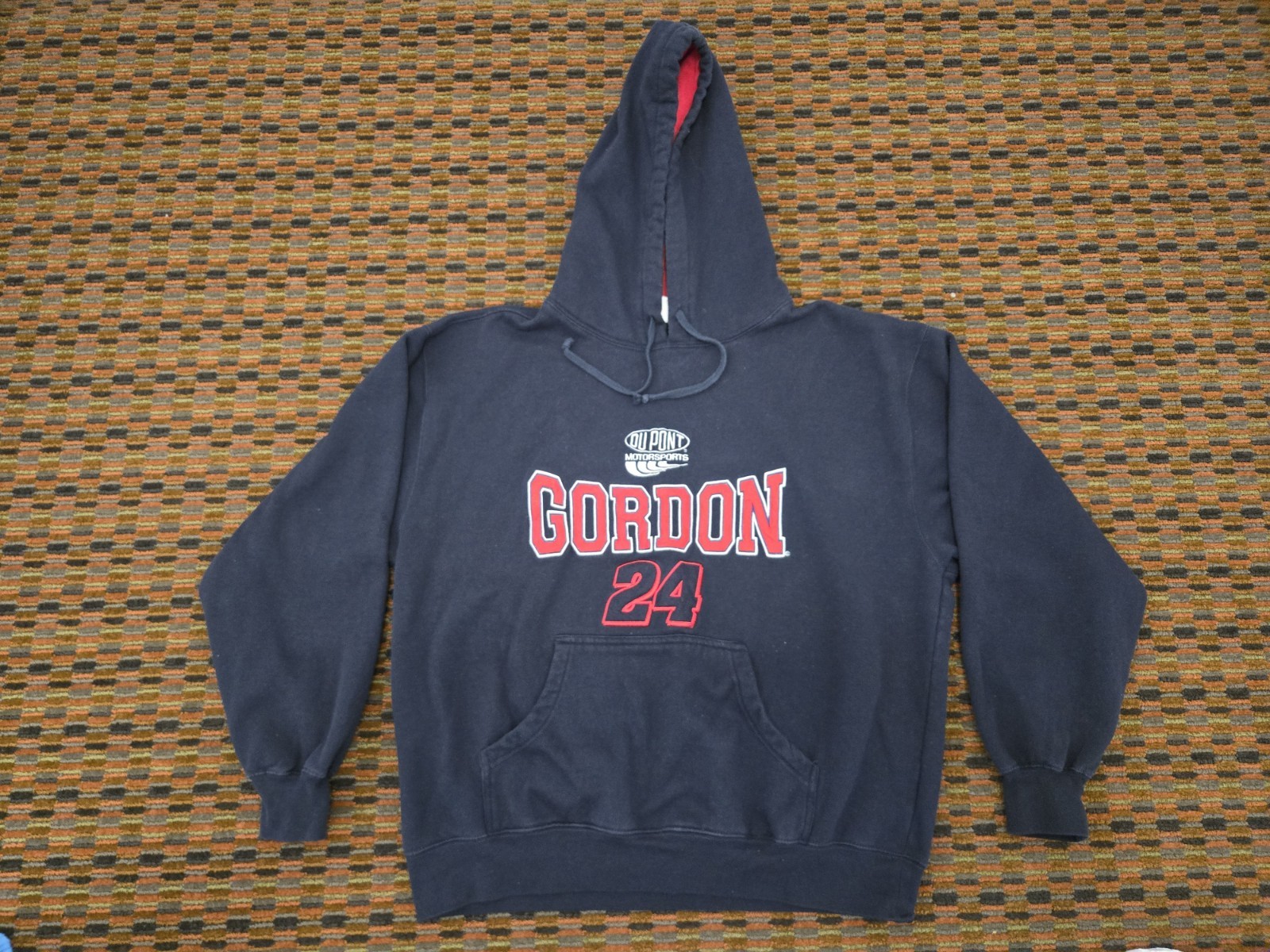 Jeff Gordon 24 DuPont Motorsports Hoodie XL Black NASCAR Winners Circle Pullover