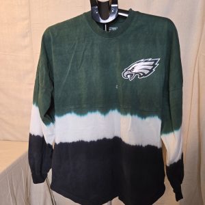Fanatics Philadelphia Eagles Tie Dye Long Sleeve Shirt Medium Vintage