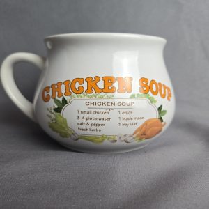 Vintage DDJ Chicken Soup Recipe 14oz Ceramic Coffee Soup Mug Cup Dat'l Do It