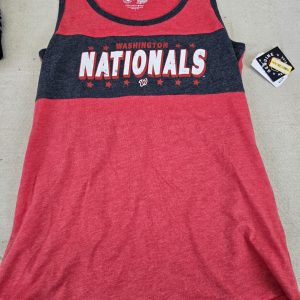 Campus Lifestyle MLB Washington Nationals Retro Tank Top Tee Womens S - NEW