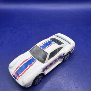 1987 Hot Wheels Porsche 959 White Vintage Diecast Toy Car