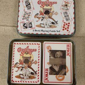 A Christmas Story 2 Deck Playing Cards Set Collectible Tin