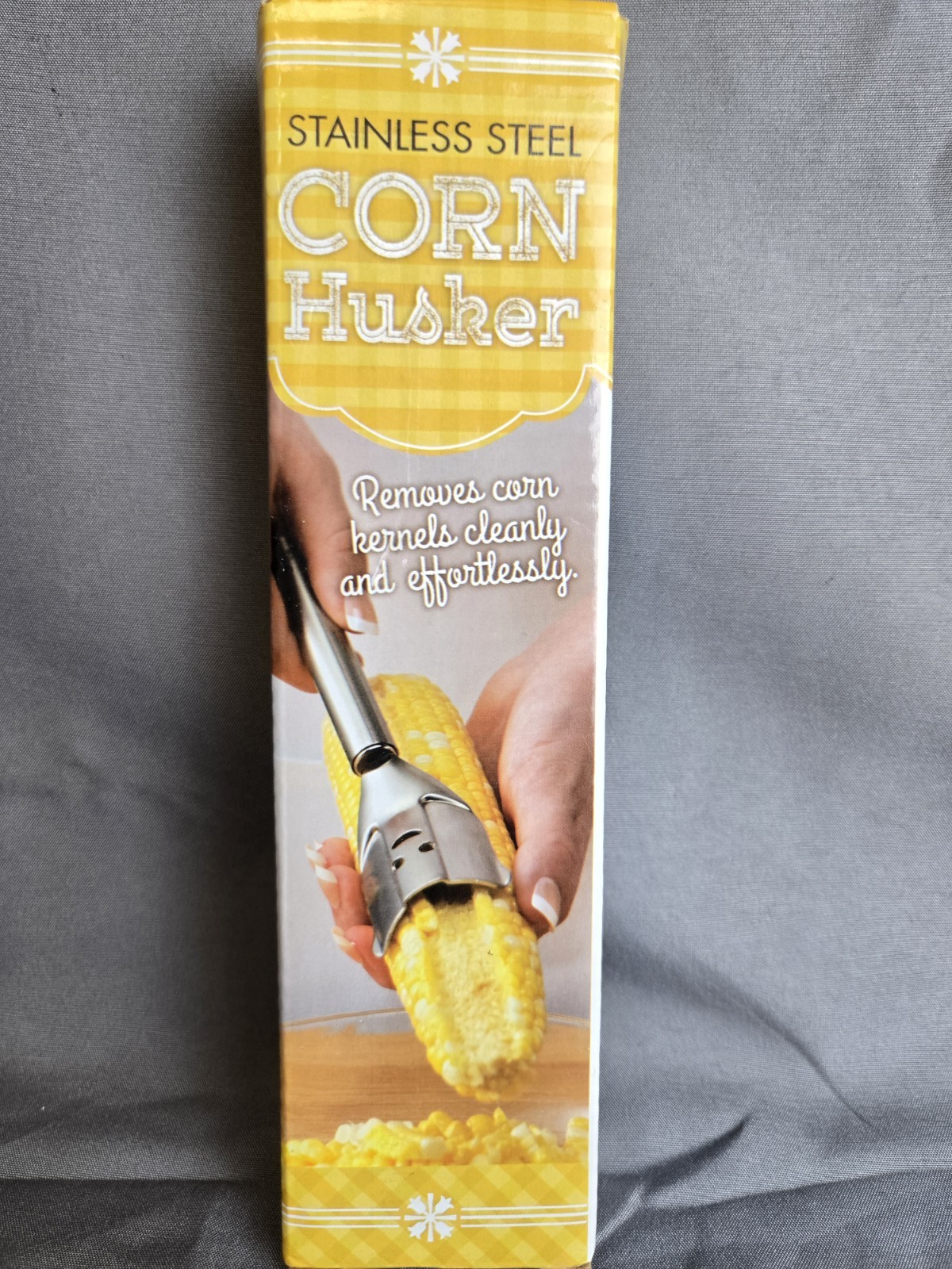 Stainless Steel Corn Stripping Tool, corn peeler for corn on the Cob