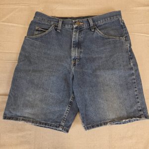 Wrangler Relaxed Fit Denim Jean Shorts Men’s Size 32 Blue