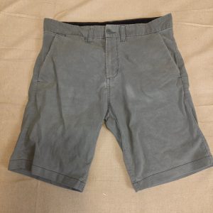 Burnside Men's Chino Shorts Size 32 Gray Casual Cotton Blend