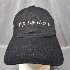 Friends TV Show Black Baseball Cap Hat Adjustable
