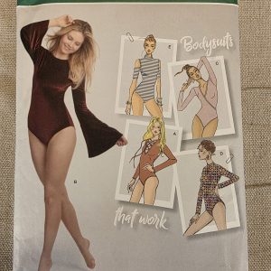 Simplicity 8513 Bodysuits Sewing Pattern XS-XL Misses Knit Uncut NEW