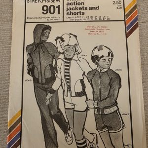 Stretch & Sew 901 Children's Action Jackets and Shorts Vintage Sewing Pattern
