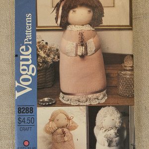 Vogue Patterns 8288 Vintage Stuffed Decorative Doll Craft Pattern