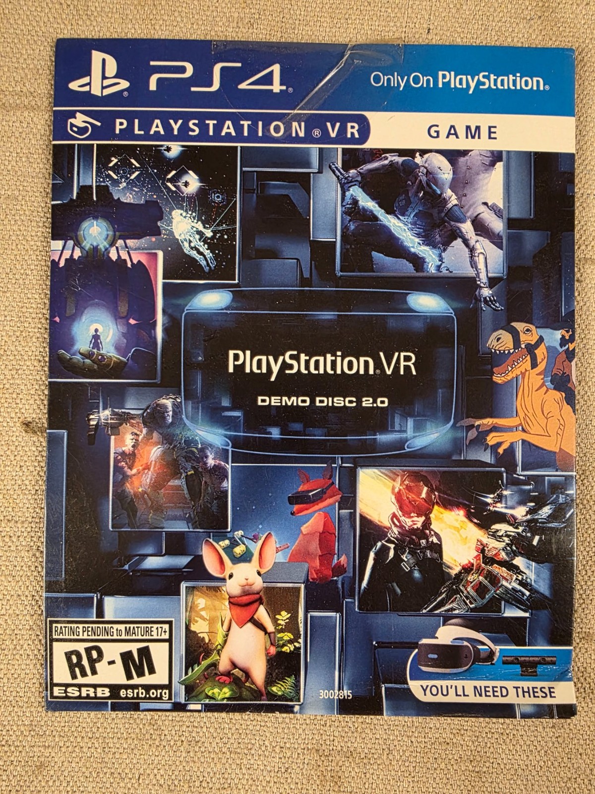 PlayStation VR Demo Disc 2.0 PS4 PlayStation VR Game