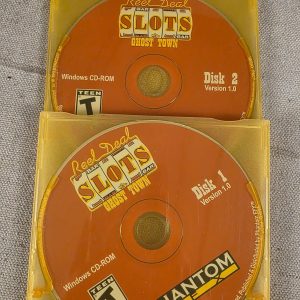 Reel Deal Slots Ghost Town PC Game 2 Discs Windows CD-ROM