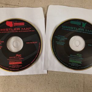 Whistler Map Western & Eastern U.S. GPS Mapping Software CDs