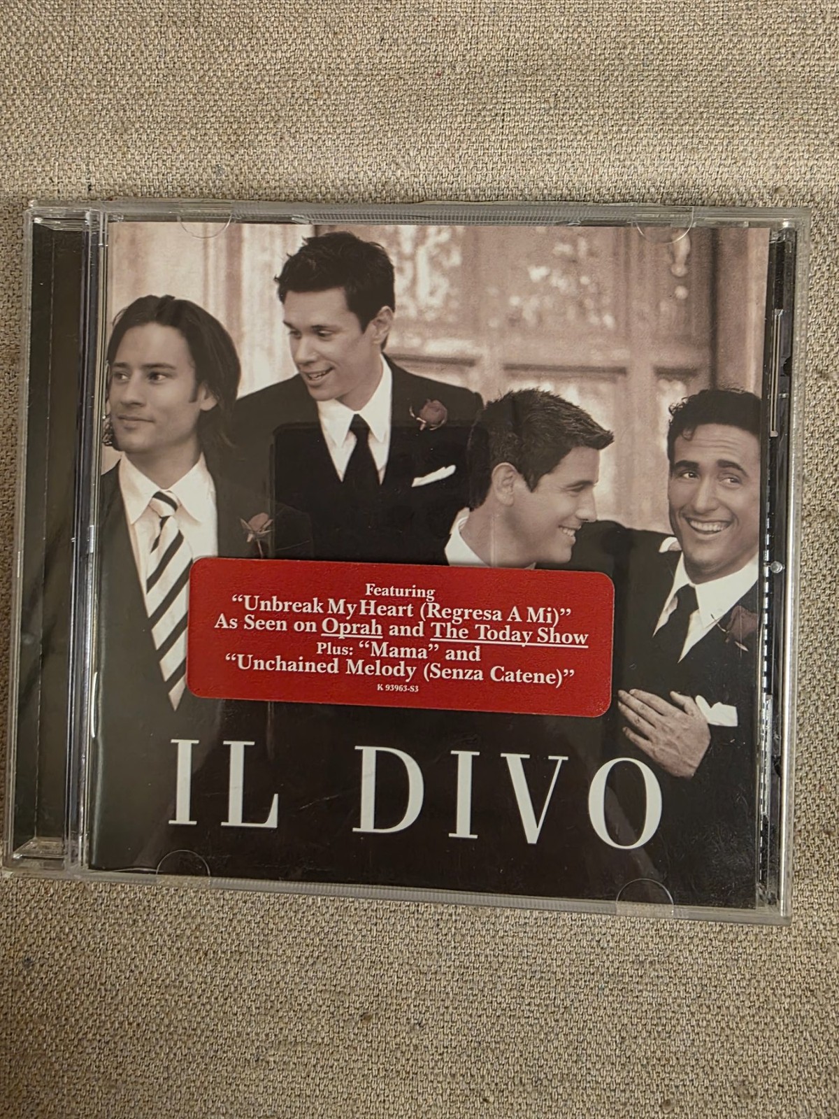 IL Divo Self Titled CD 2005 Unbreak My Heart Mama Unchained Melody