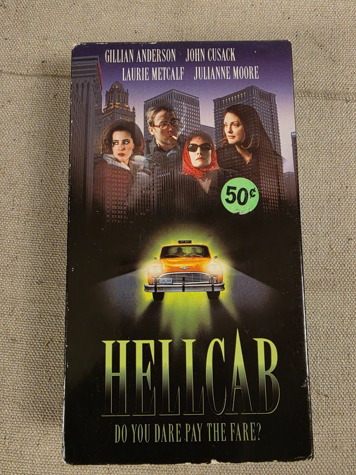 Hellcab VHS 1997 Gillian Anderson John Cusack Laurie Metcalf Julianne Moore