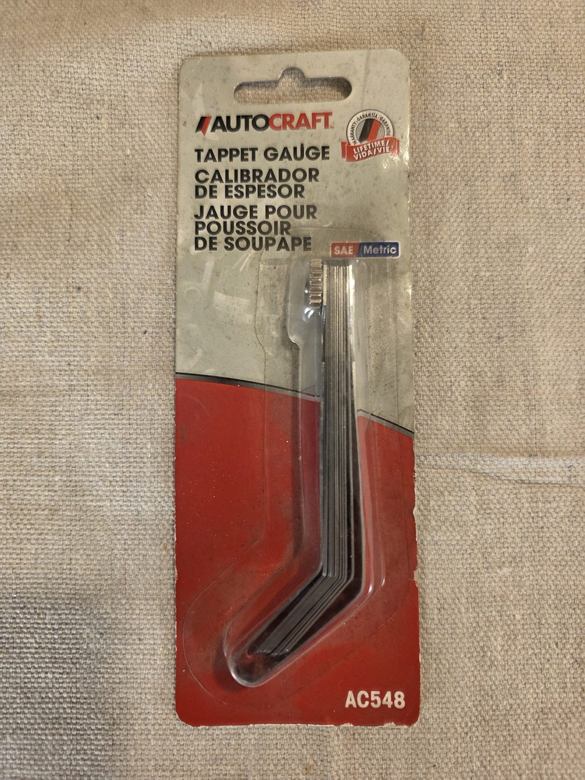 AutoCraft Tappet Gauge AC548 Valve Adjustment Feeler Gauge SAE Metric